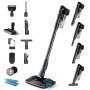 Philips 8000 series XC8057 01 vassoura elétrica & aspirador vertical Bateria Seco e molhado Ciclónico Sem bolsa 0,6 l Azul