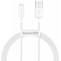 Baseus CALYS-A02 mobile phone cable White 1 m USB A Lightning