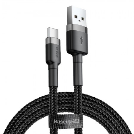 Baseus CATKLF-CG1 USB cable 2 m USB A USB C Black, Grey