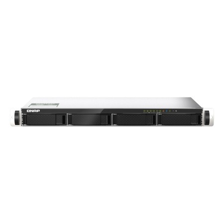 QNAP TS-435XEU NAS Rack (1U) Marvell CN9131 4 GB DDR4 0 TB QNAP QTS Preto, Cinzento