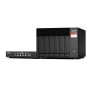 QNAP TS-673A-SW5T servidor NAS e de armazenamento Tower Ryzen Embedded V1500B 8 GB DDR4 0 TB QNAP QTS Preto