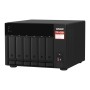 QNAP TS-673A-SW5T servidor NAS e de armazenamento Tower Ryzen Embedded V1500B 8 GB DDR4 0 TB QNAP QTS Preto