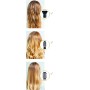 Rowenta Brush Activ' Dry & Style CF9550 Escova de ar quente Quente Preto 1000 W 1,8 m