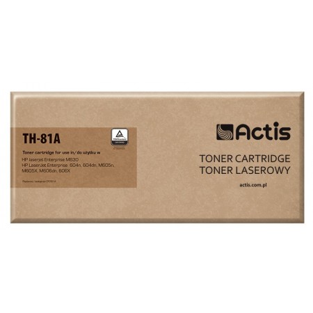 Actis TH-81A toner (replacement for HP 81A CF281A- Standard- 10500 pages- black)