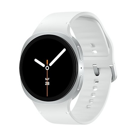 Samsung Galaxy Watch 8 3,81 cm (1.5") AMOLED 44 mm Digital 480 x 480 pixels Ecrã táctil Prateado Wi-Fi GPS