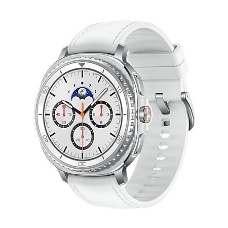 Samsung Galaxy Watch 8 Classic 3,3 cm (1.3") AMOLED 46 mm Digital 438 x 438 pixels Ecrã táctil 4G Prateado Wi-Fi GPS
