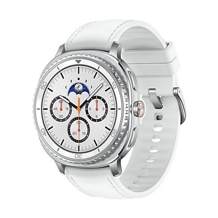 Samsung Galaxy Watch 8 Classic 3,3 cm (1.3") AMOLED 46 mm Digital 438 x 438 pixels Ecrã táctil Prateado Wi-Fi GPS