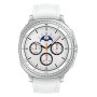 Samsung Galaxy Watch 8 Classic 3,3 cm (1.3") AMOLED 46 mm Digital 438 x 438 pixels Ecrã táctil Prateado Wi-Fi GPS