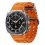 Samsung Galaxy Watch Ultra 3,81 cm (1.5") AMOLED 47 mm Digital 480 x 480 pixels Ecrã táctil 4G Cinzento, Titânio Wi-Fi GPS