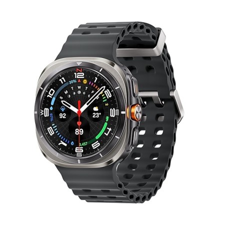 Samsung Galaxy Watch Ultra 3,81 cm (1.5") AMOLED 47 mm Digital 480 x 480 pixels Ecrã táctil 4G Prateado, Titânio Wi-Fi GPS