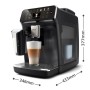 Philips 4400 Series EP4441 50 Macchina da caffè automatica, 12 bevande, 1.8 L, cappuccinatore, macine in ceramica