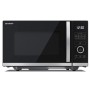 Sharp YC-QS254AE-B microondas Preto, Aço inoxidável Apenas micro-ondas Balcão 25 l 900 W
