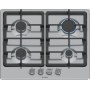 Siemens EG6B5PK90 placa Preto, Aço inoxidável Embutido 60 cm Gás 4 zona(s)