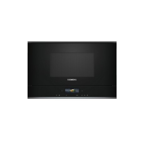 Siemens iQ700 BE732L1B1 microondas Preto Micro-ondas combinado Embutido 21 l 900 W