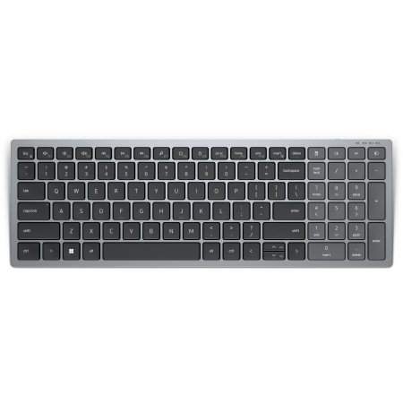 DELL KB740 teclado Escritório RF Wireless + Bluetooth QWERTY Estados Unidos (Internacional) Cinzento, Preto