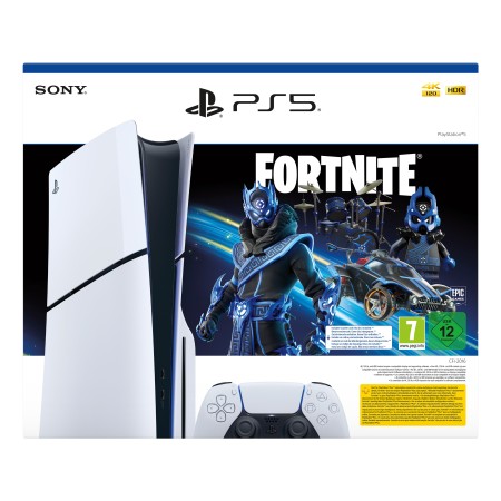 Sony PlayStation 5 Slim Fortnite bundle 1,02 TB Wi-Fi Preto, Branco