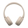 Sony WH-CH520 Auscultadores Sem fios Fita de cabeça Chamadas Música USB Type-C Bluetooth Suporte de carregamento Creme