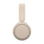 Sony WH-CH520 Auscultadores Sem fios Fita de cabeça Chamadas Música USB Type-C Bluetooth Suporte de carregamento Creme