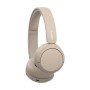 Sony WH-CH520 Auscultadores Sem fios Fita de cabeça Chamadas Música USB Type-C Bluetooth Suporte de carregamento Creme