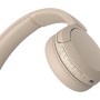Sony WH-CH520 Auscultadores Sem fios Fita de cabeça Chamadas Música USB Type-C Bluetooth Suporte de carregamento Creme