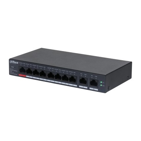 Dahua Technology DH-CS4010-8GT-110 switch de rede Gerido L2 Gigabit Ethernet (10 100 1000) Power over Ethernet (PoE) Preto
