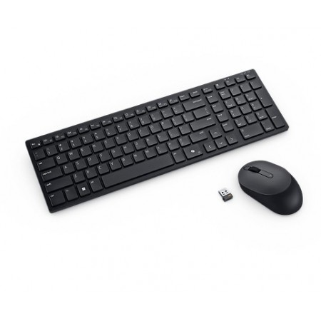 DELL KM555 teclado Rato incluído Universal RF Wireless + Bluetooth QWERTY Estados Unidos (Internacional) Preto