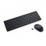 DELL KM555 teclado Rato incluído Universal RF Wireless + Bluetooth QWERTY Estados Unidos (Internacional) Preto