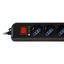 Techly IUPS-PCP-6V extensão elétrica 1,5 m 6 tomada(s) CA Preto