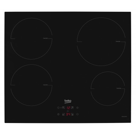 Beko HII64400MT placa Preto Embutido 60 cm Placa com zona de indução 4 zona(s)