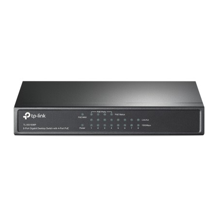 TP-Link TL-SG1008P switch de rede Não-gerido Gigabit Ethernet (10 100 1000) Power over Ethernet (PoE) Avelã