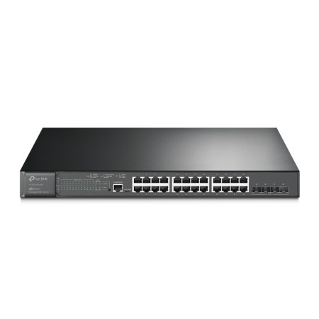 TP-Link JetStream TL-SG3428XMP switch de rede Gerido L2+ Gigabit Ethernet (10 100 1000) Power over Ethernet (PoE) 1U Preto