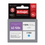 Activejet AB-123CN ink for Brother printer- Brother LC123C/LC121C replacement- Supreme- 10 ml- cyan