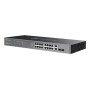 TP-Link Omada ES220GMP switch de rede Gerido L2 Gigabit Ethernet (10 100 1000) Power over Ethernet (PoE) Preto