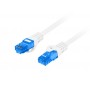 LANBERG PATCHCORD S/FTP CAT.6A 20M WHITE LSZH