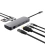 Trust 25672 hub de interface USB Type-C Cinzento