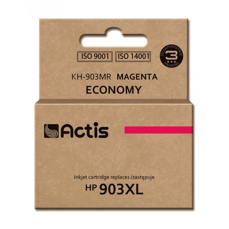 Actis KH-903MR ink (replacement for HP 903XL T6M07AE- Standard- 12 ml- magenta) - New Chip