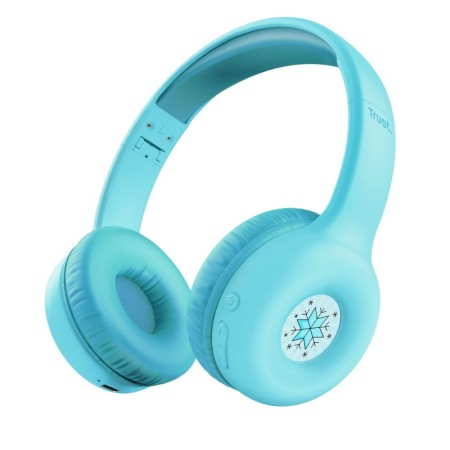 Trust Nouna Auscultadores Com fios e sem fios Fita de cabeça Chamadas Música USB Type-C Bluetooth Azul