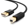 Ugreen 10351 cabo USB USB 2.0 3 m USB A USB B Preto