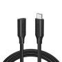 Ugreen 10387 cabo USB USB 3.2 Gen 2 (3.1 Gen 2) 1 m USB C Preto