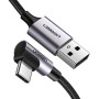 Ugreen 50941 cabo USB USB 2.0 0,91 m USB A USB C Preto, Prateado