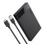 Ugreen 30848 Caixa para Discos Rígidos Compartimento HDD SSD Preto 2.5"