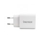 Vultech CC-118QCLWH carregador de dispositivos móveis Universal Branco AC Carregamento rápido Interior
