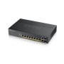 Zyxel GS1920-8HPV2 Gerido Gigabit Ethernet (10 100 1000) Power over Ethernet (PoE) Preto