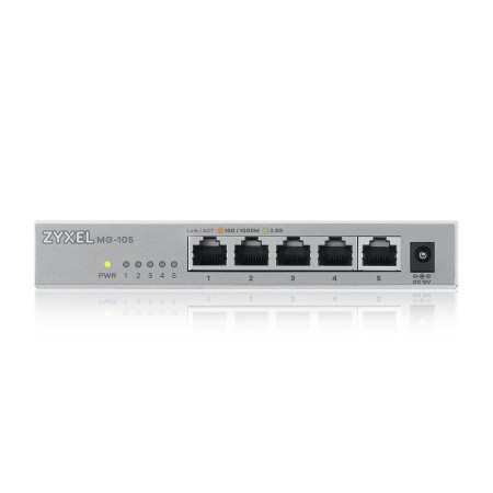 Zyxel MG-105 Não-gerido 2.5G Ethernet (100 1000 2500) Aço