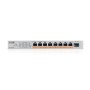 Zyxel XMG-108HP Não-gerido 2.5G Ethernet (100 1000 2500) Power over Ethernet (PoE)