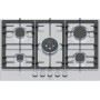 Bosch Serie 6 PCQ7A5I90 placa Aço inoxidável Embutido 75 cm Gás 5 zona(s)