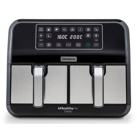 Kenwood HFM20.000MB fritadeiras Duplo 8 l Independente 1700 W Fritadeira a ar quente Preto