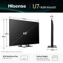 Hisense 65U7Q 165,1 cm (65") 4K Ultra HD Smart TV Wi-Fi Preto 500 cd m²