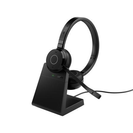 Jabra Evolve 65 TE Auscultadores Com fios e sem fios Fita de cabeça Escritório Call center USB Type-A Bluetooth Suporte de