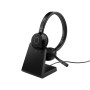 Jabra Evolve 65 TE Auscultadores Com fios e sem fios Fita de cabeça Escritório Call center USB Type-A Bluetooth Suporte de